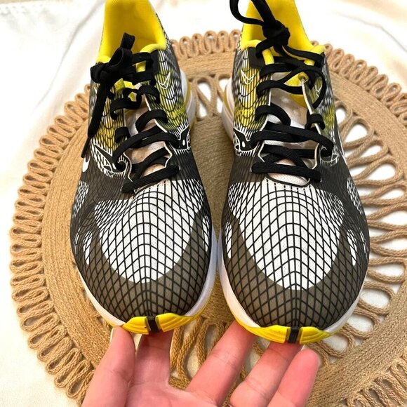 Nike D/MS/X Ghoswift White Black Dynamic Yellow Sneakers Size 9.5 BQ5108-100 - Picture 6 of 9